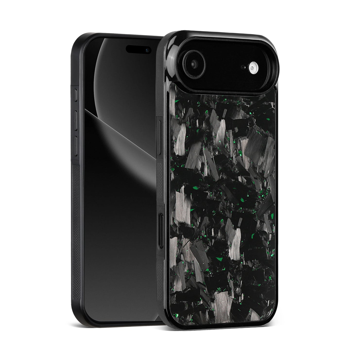 3.large grain forged carbon fiber blackcolor metal frame green