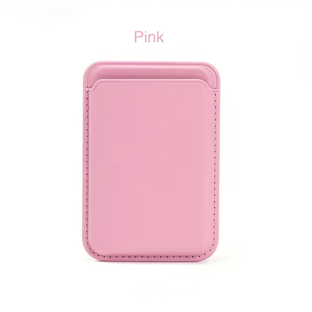 Magnetic Leather Card Holder