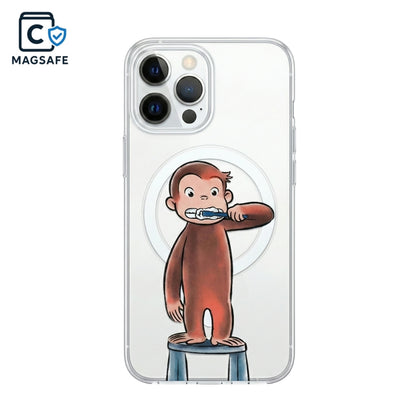 Brushing Monkey Transparent