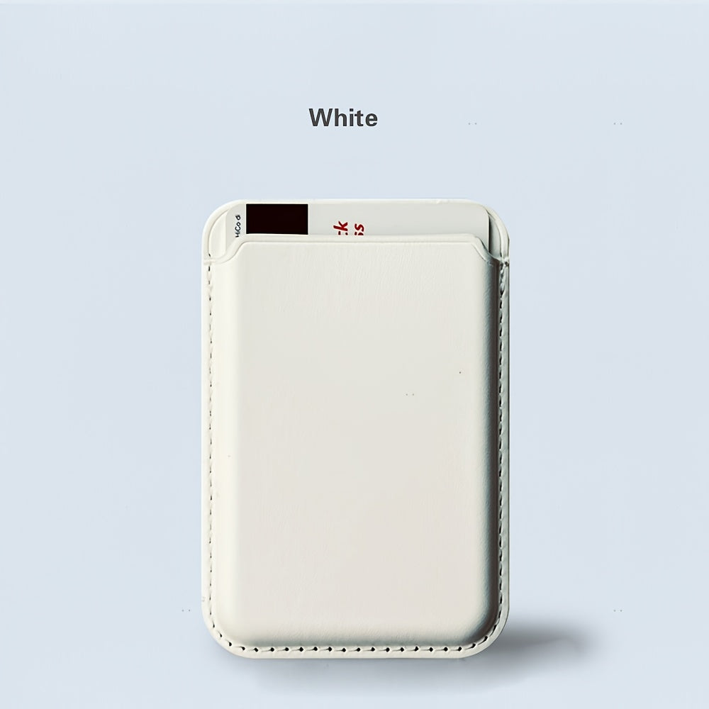 Magnetic Leather Card Holder