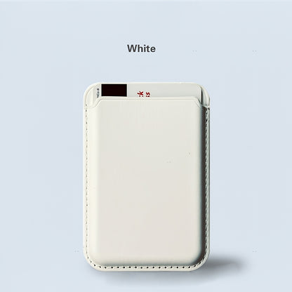 Magnetic Leather Card Holder