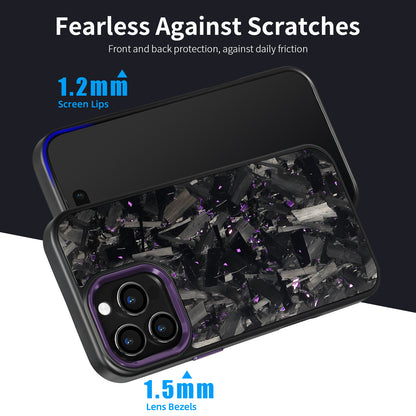 3.large grain forged carbon fiber blackcolor metal frame purple