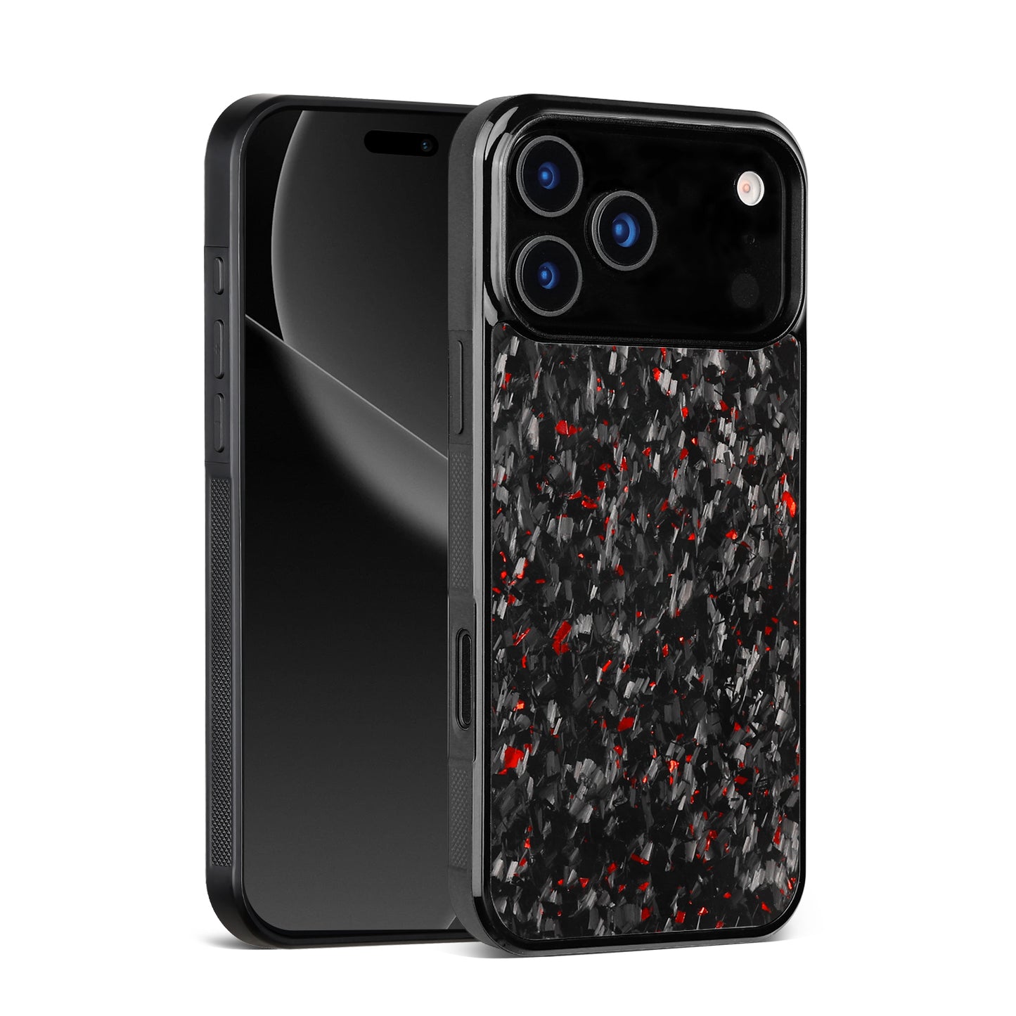 2. fine grain forged carbon fiber red