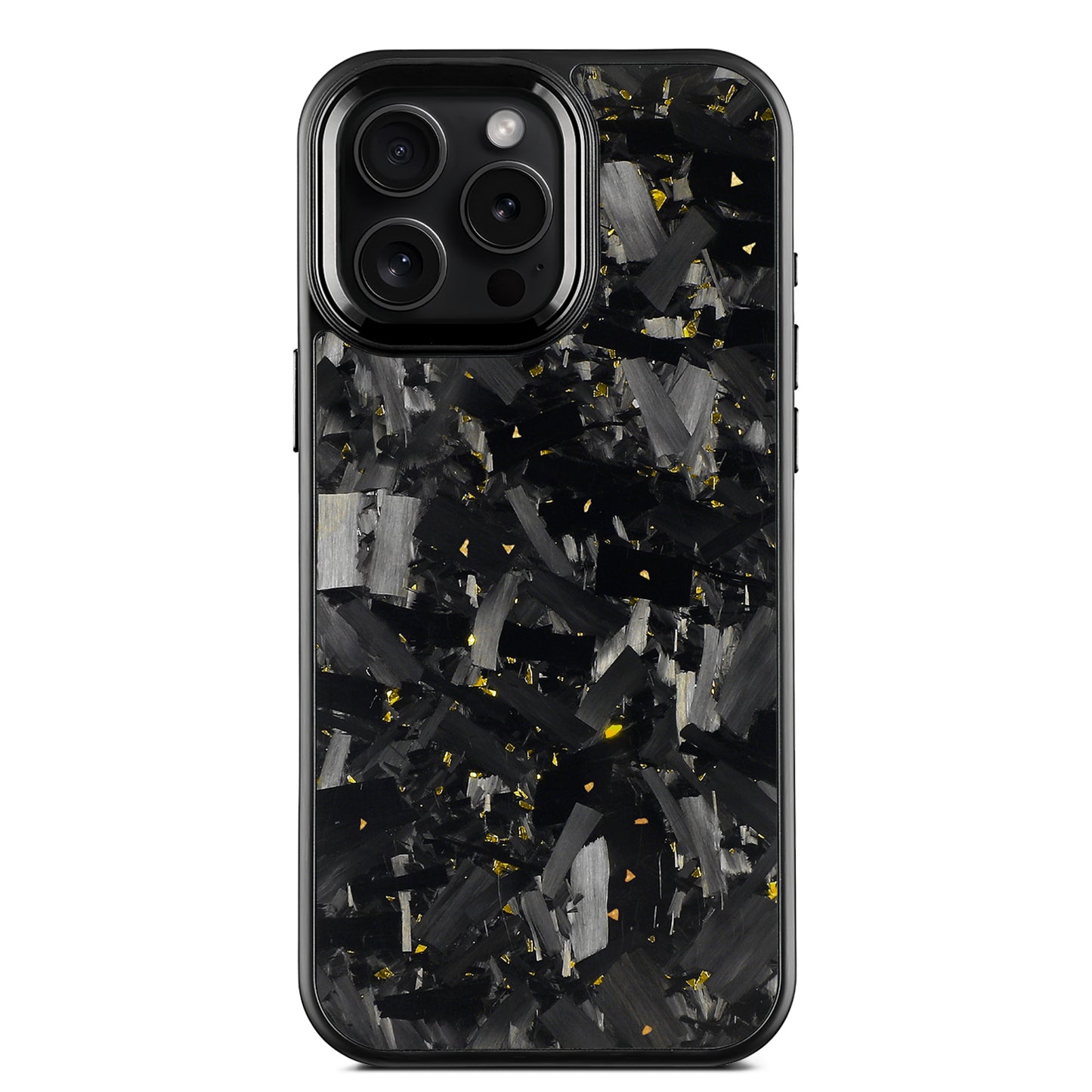 3.large grain forged carbon fiber blackcolor metal frame gold