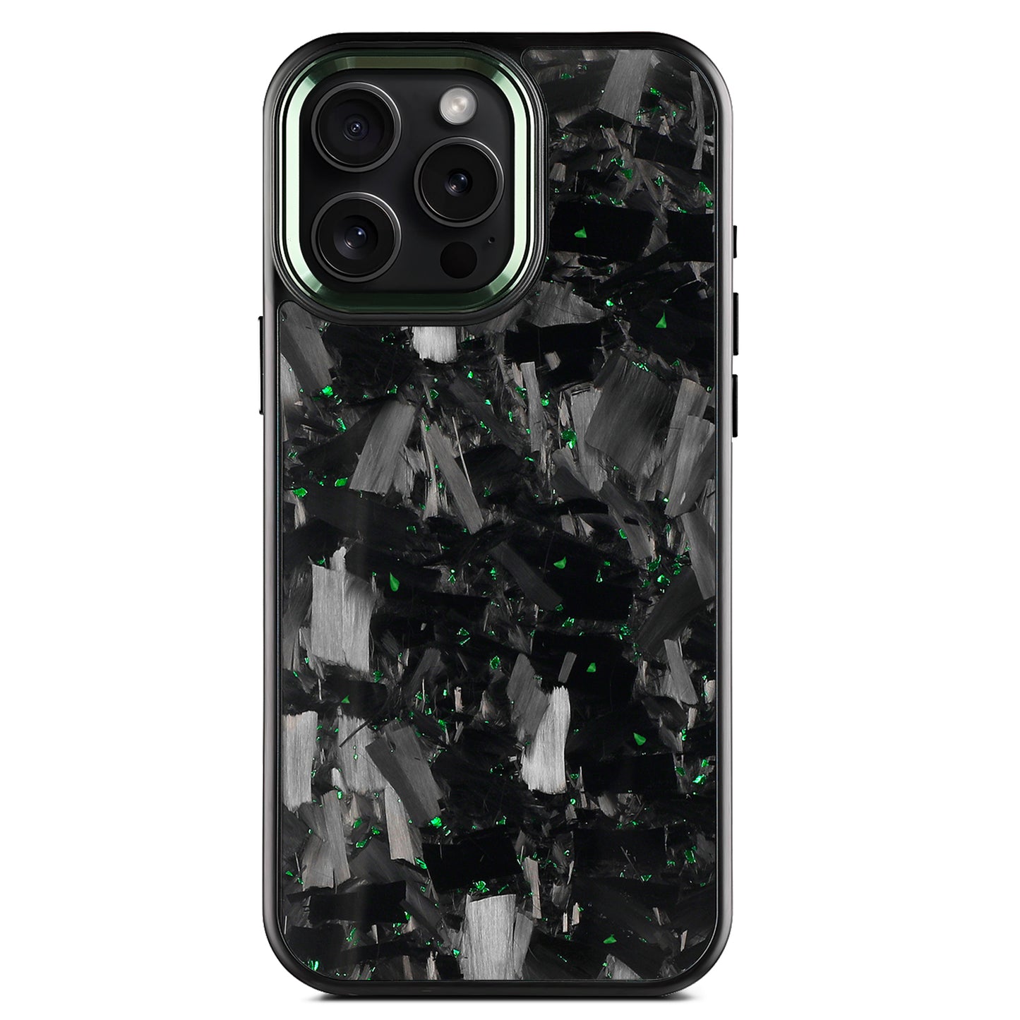 3.large grain forged carbon fiber blackcolor metal frame green