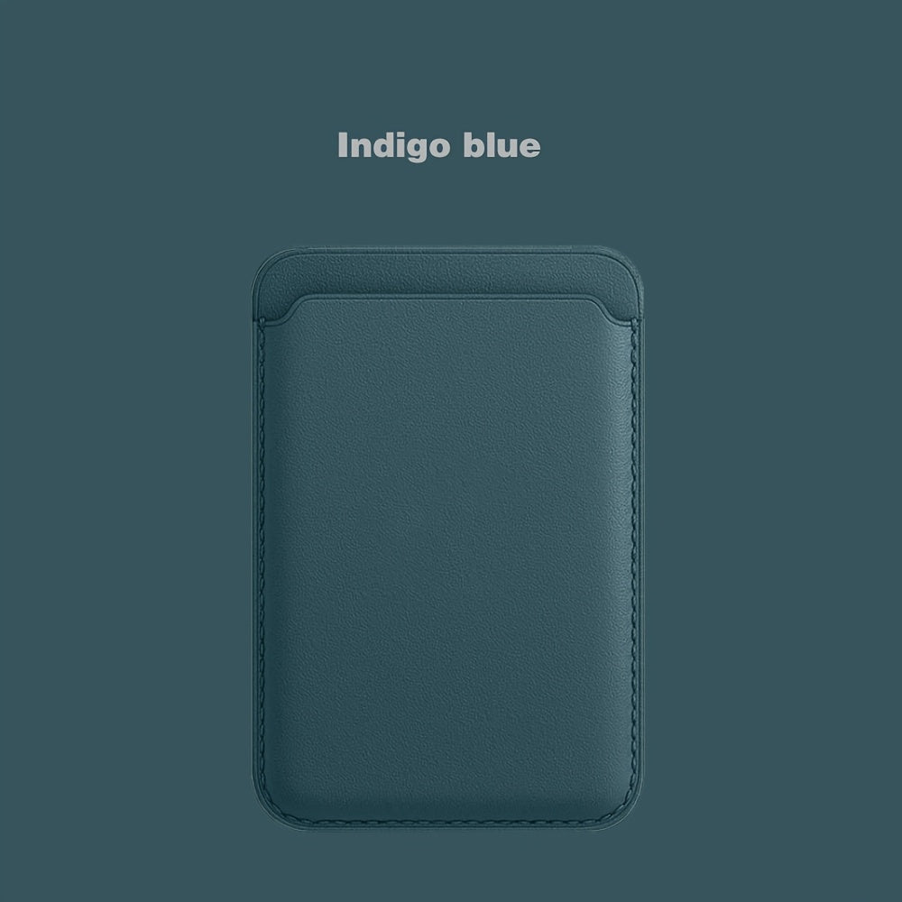 Magnetic Leather Card Holder