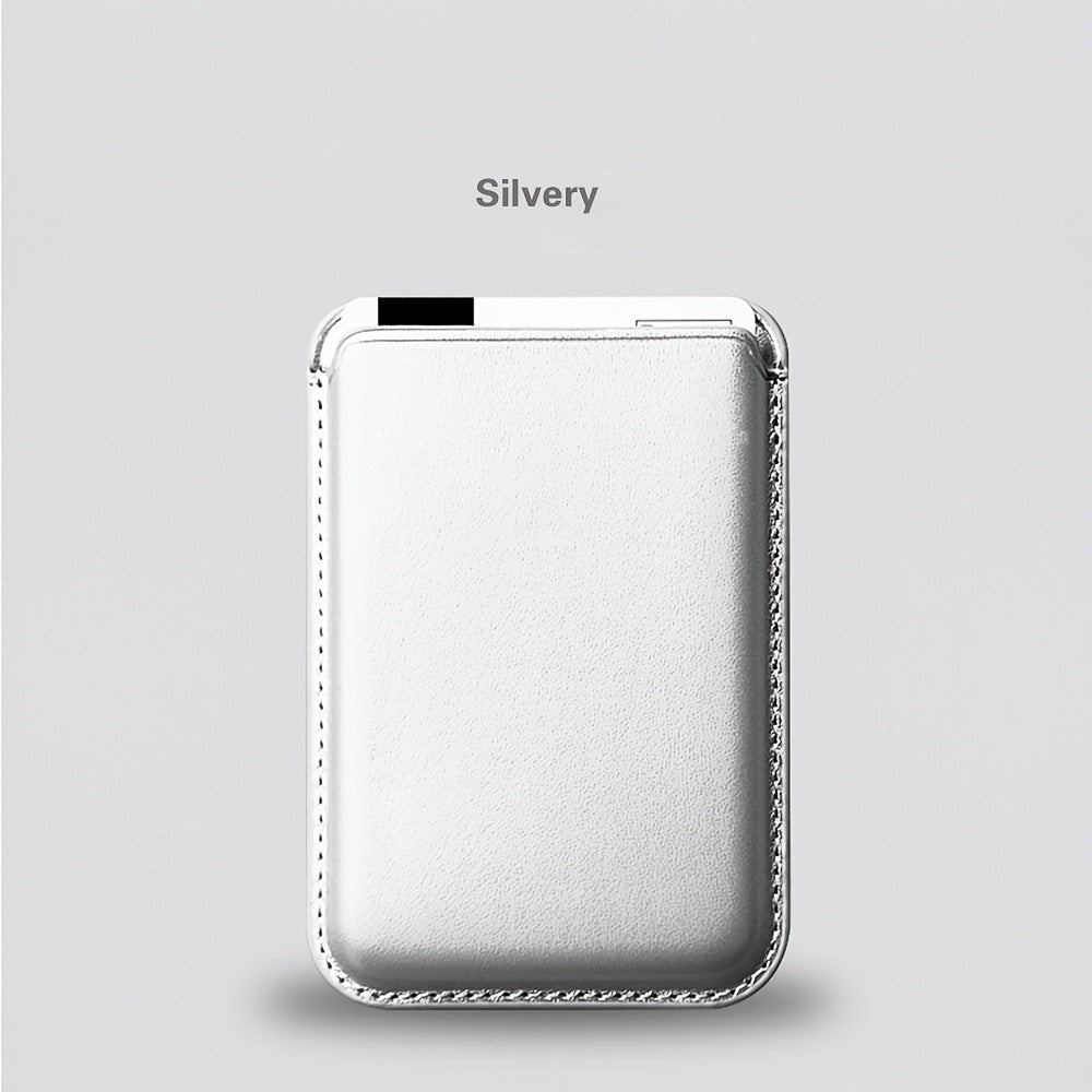 Magnetic Leather Card Holder