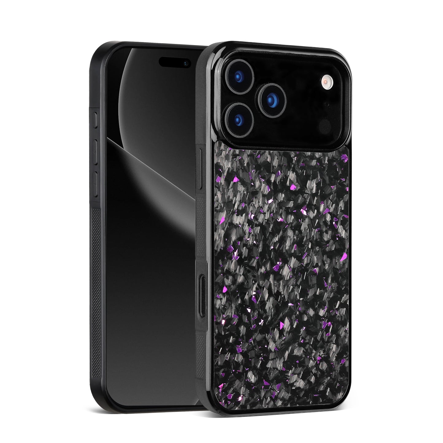 2. fine grain forged carbon fiber purple