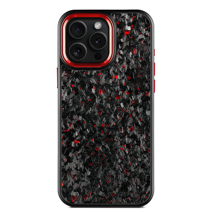 1. fine grain forged carbon fiber price blackcolor metal lens red