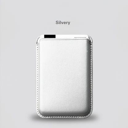 Magnetic Leather Card Holder