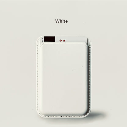 Magnetic Leather Card Holder