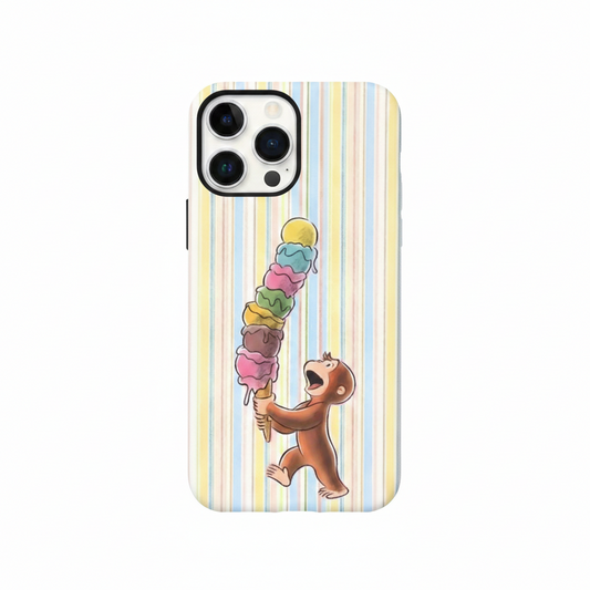 Monkey Ice Cream Yellow Striped