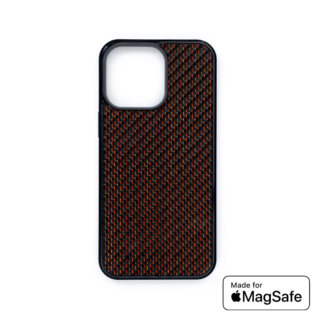 iPhone ClassicArmor™ - Red Carbon with MagSafe
