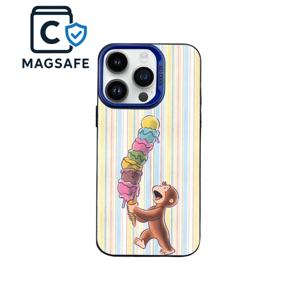 Monkey Ice Cream Yellow Striped