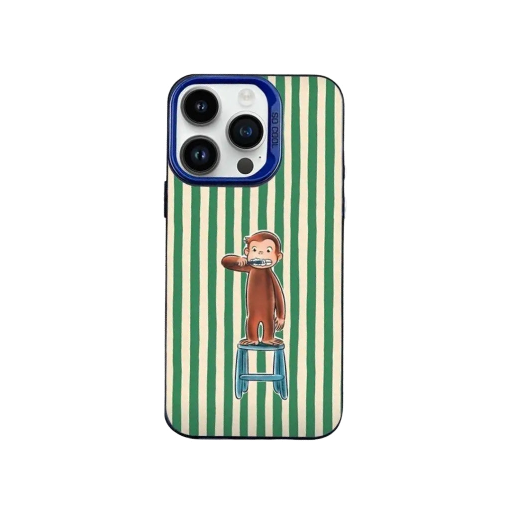 Monkey Chair Pink Striped