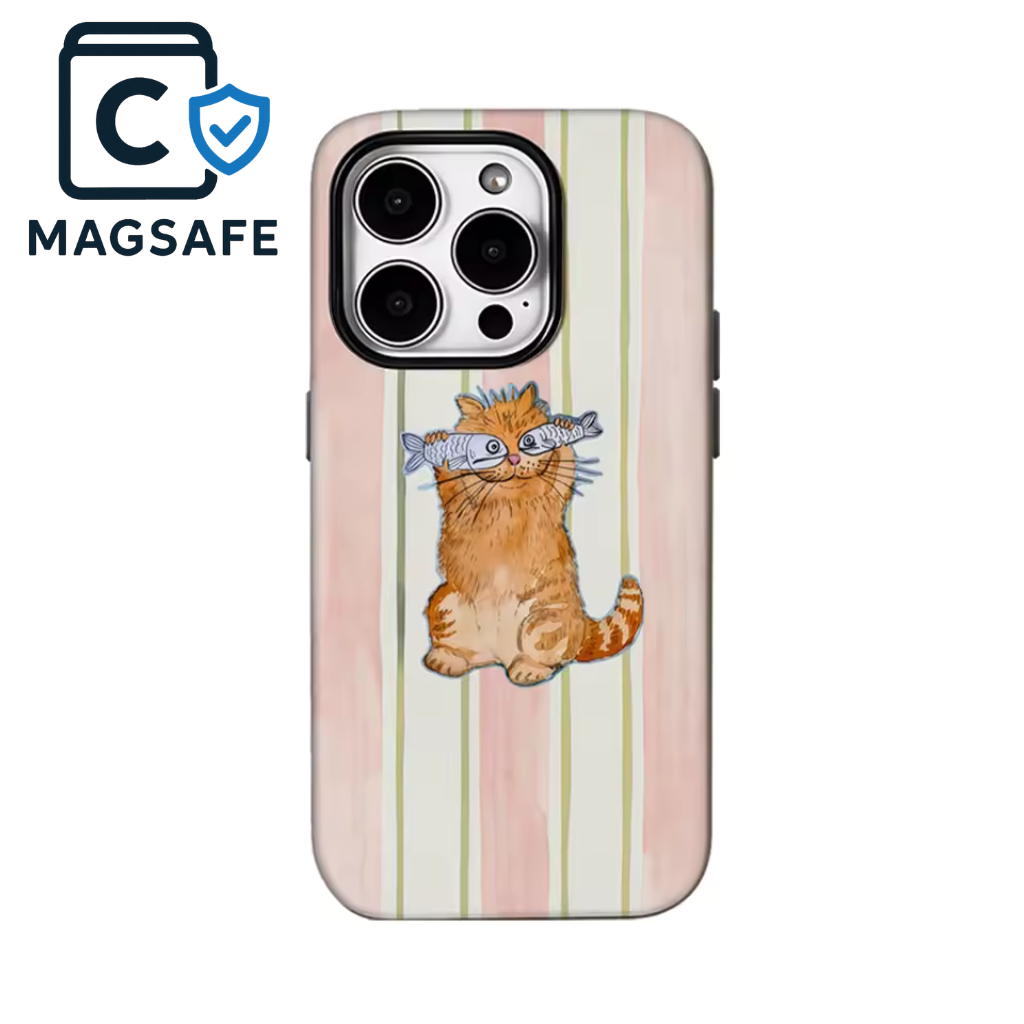 Crazy Cat Blush Stripes