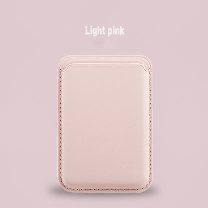 Magnetic Leather Card Holder