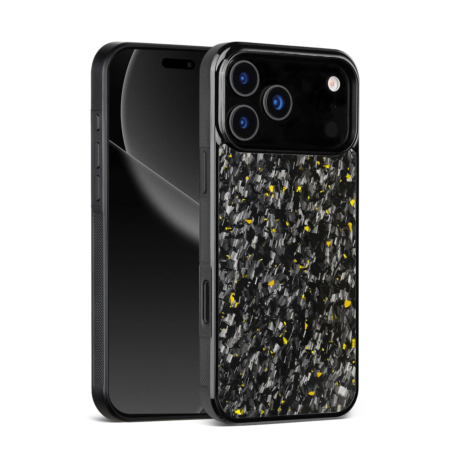 2.fine grain forged carbon fiber yellow