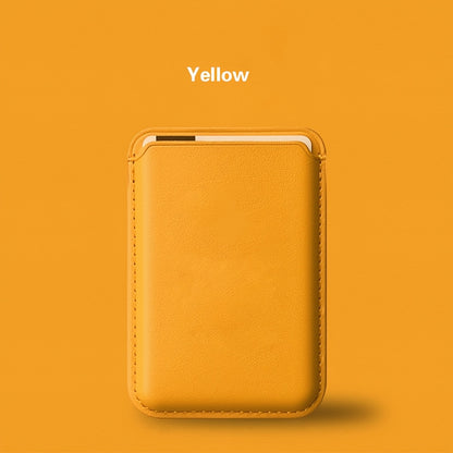 Magnetic Leather Card Holder