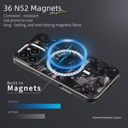 3.large grain forged carbon fiber blackcolor metal frame purple