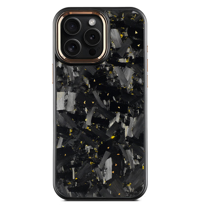 3.large grain forged carbon fiber blackcolor metal frame gold