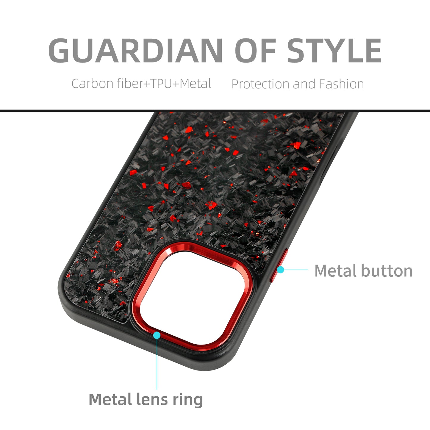 1. fine grain forged carbon fiber price blackcolor metal lens blue